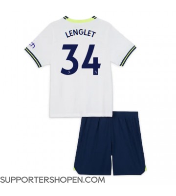 Tottenham Hotspur Clement Lenglet #34 Hemmatröja Barn 2022-23 Kortärmad (+ korta byxor)